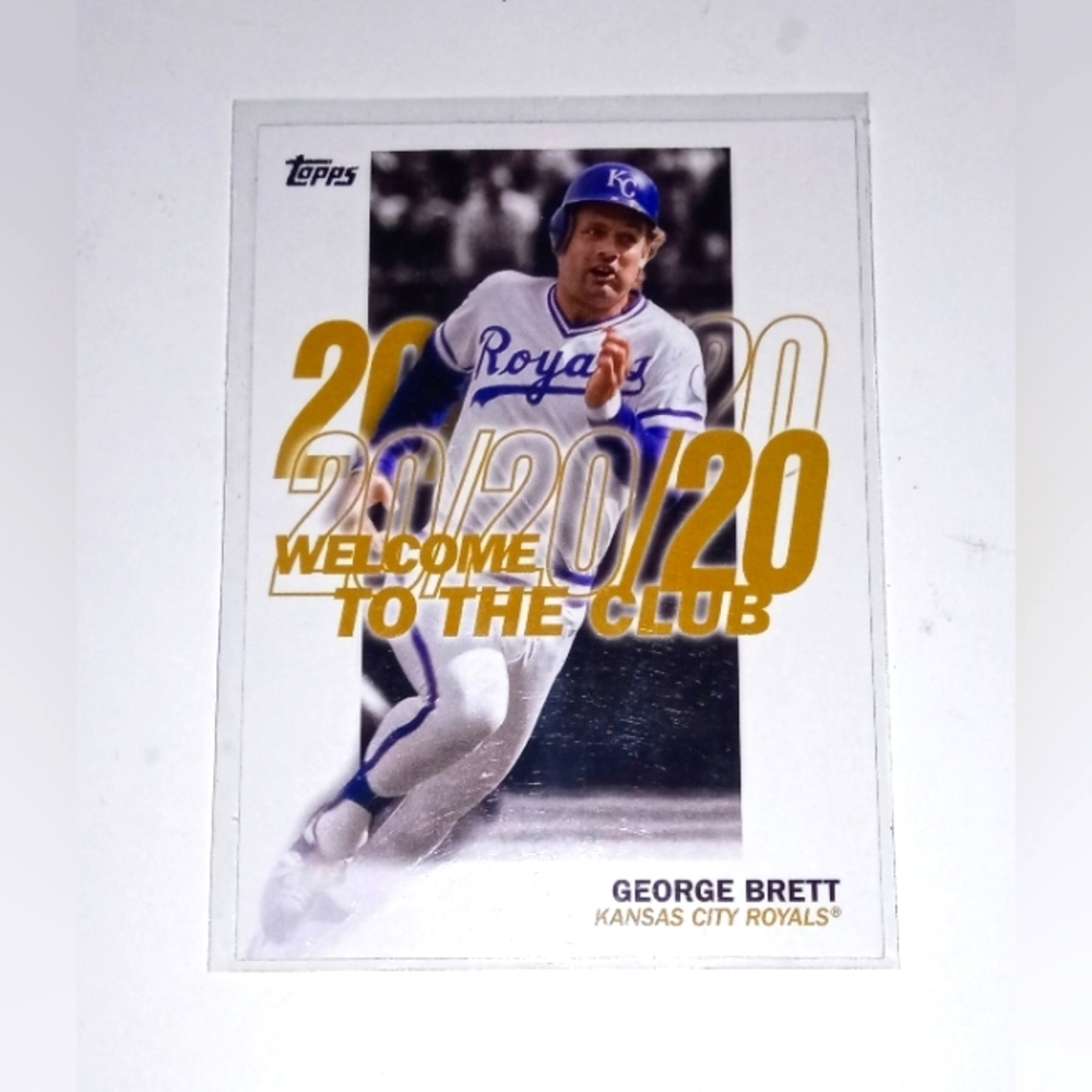 George Brett Welcome To The Club 20/20/20 Topps 2023 #WC-22